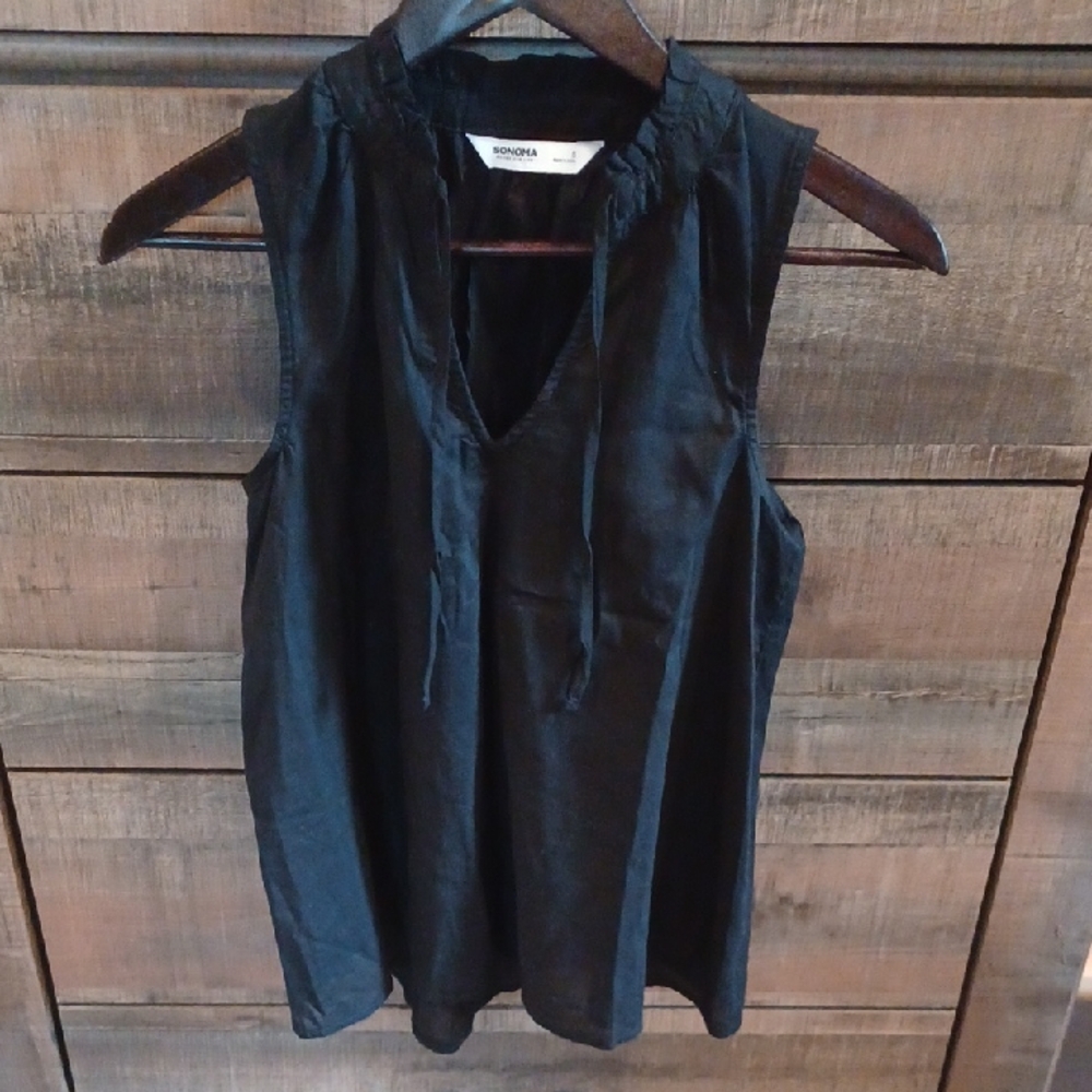 Sonoma  Black Sleeveless Tank Top